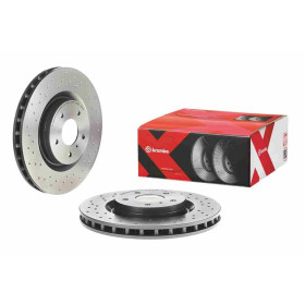 BREMBO Brzdový kotouč děrované/vnitřně chladené Ø324mm 09.8485.1X_thumb2