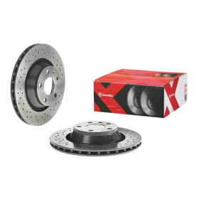 BREMBO Brzdový kotouč děrované/vnitřně chladené Ø310mm 09.9768.1X_thumb2