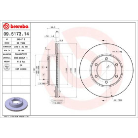 BREMBO Brzdový kotouč větraný Ø289mm 09.5173.14_thumb2