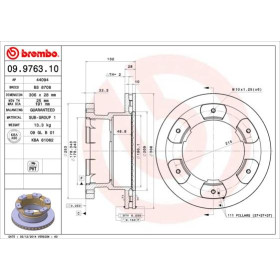 BREMBO Brzdový kotouč větraný Ø306mm 09.9763.10_thumb2