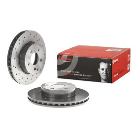 BREMBO Brzdový kotouč děrované/vnitřně chladené Ø295mm 09.A613.51_thumb2