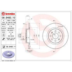 BREMBO Brzdový kotouč plný Ø264mm 08.9460.11_thumb3