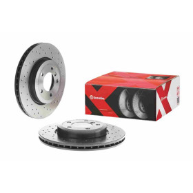 BREMBO Brzdový kotouč děrované/vnitřně chlazené Ø325mm 09.8952.1X_thumb2