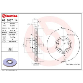 BREMBO Brzdový kotouč větraný Ø294mm 09.8837.14_thumb2