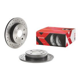 BREMBO Brzdový kotouč děrovaný Ø240mm 08.7626.1X_thumb2