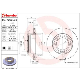 BREMBO Brzdový kotouč větraný Ø290mm 09.7263.30_thumb2