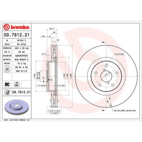 BREMBO Brzdový kotouč větraný Ø326mm 09.7812.21_thumb2