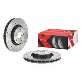 BREMBO Brzdový kotouč děrované/vnitřně chladené Ø326mm 09.7812.2X_thumb2