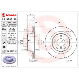 BREMBO Brzdový kotouč Ø300mm 09.9793.11_thumb2