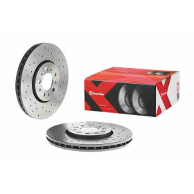 BREMBO Brzdový kotouč děrované/vnitřně chladené Ø288mm 09.7010.2X_thumb2