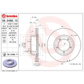 BREMBO Brzdový kotouč větraný Ø298mm 09.5488.11_thumb2