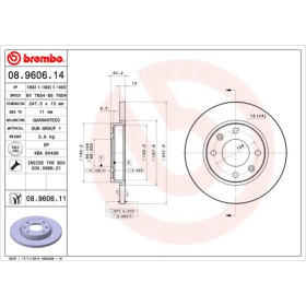 BREMBO Brzdový kotouč plný Ø247mm 08.9606.11_thumb2