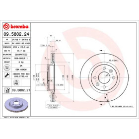 BREMBO Brzdový kotouč větraný Ø259mm 09.5802.21_thumb2