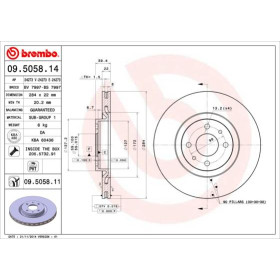 BREMBO Brzdový kotouč větraný Ø284mm 09.5058.14_thumb2