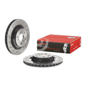 BREMBO Brzdový kotouč děrované/vnitřně chladené Ø330mm 09.B842.41_thumb2