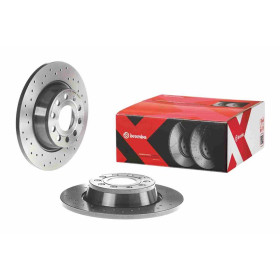 BREMBO Brzdový kotouč děrovaný Ø282mm 08.A202.1X_thumb2