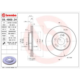 BREMBO Brzdový kotouč větraný Ø284mm 09.4869.41_thumb3