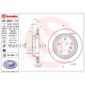 BREMBO Brzdový kotouč větraný Ø298mm 09.6841.11_thumb2