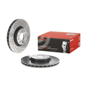 BREMBO Brzdový kotouč děrované/vnitřně chladené Ø284mm 09.C645.11_thumb2