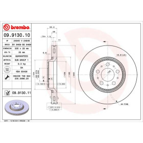 BREMBO Brzdový kotouč větraný Ø305mm 09.9130.11_thumb2