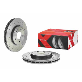 BREMBO Brzdový kotouč děrované/vnitřně chladené Ø300mm 09.8304.1X_thumb2