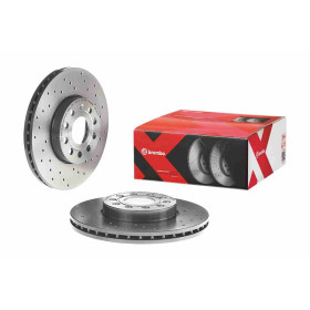 BREMBO Brzdový kotouč děrované/vnitřně chladené Ø288mm 09.9145.1X_thumb2