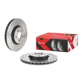 BREMBO Brzdový kotouč děrované/vnitřně chladené Ø320mm 09.C542.1X_thumb2