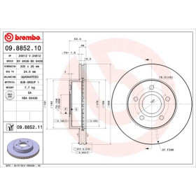 BREMBO Brzdový kotouč větraný Ø305mm 09.8852.11_thumb2