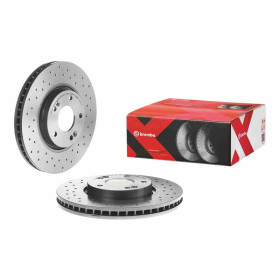 BREMBO Brzdový kotouč děrované/vnitřně chladené Ø300mm 09.A532.1X_thumb2