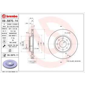 BREMBO Brzdový kotouč větraný Ø257mm 09.5870.11_thumb2