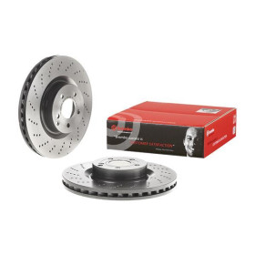 BREMBO Brzdový kotouč děrované/vnitřně chladené Ø344mm 09.B746.61_thumb2