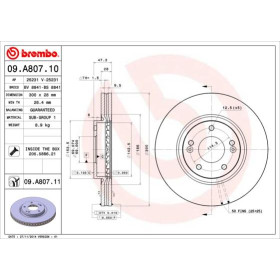 BREMBO Brzdový kotouč větraný Ø300mm 09.A807.11_thumb2