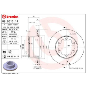 BREMBO Brzdový kotouč větraný Ø303mm 09.9510.11_thumb2