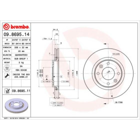 BREMBO Brzdový kotouč větraný Ø266mm 09.8695.11_thumb3