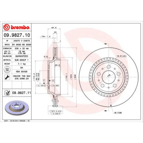 BREMBO Brzdový kotouč větraný Ø308mm 09.9827.11_thumb2