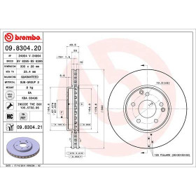 BREMBO Brzdový kotouč větraný Ø300mm 09.8304.21_thumb3