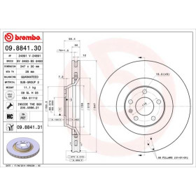 BREMBO Brzdový kotouč větraný Ø347mm 09.8841.31_thumb2