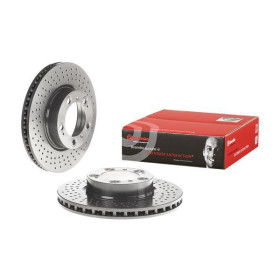 BREMBO Brzdový kotouč děrované/vnitřně chladené Ø318mm 09.C880.11_thumb2