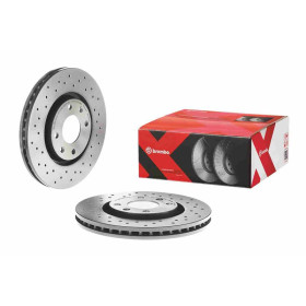 BREMBO Brzdový kotouč děrované/vnitřně chladené Ø283mm 09.8760.1X_thumb2