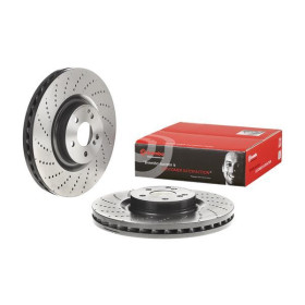 BREMBO Brzdový kotouč děrované/vnitřně chladené Ø360mm 09.B769.51_thumb2