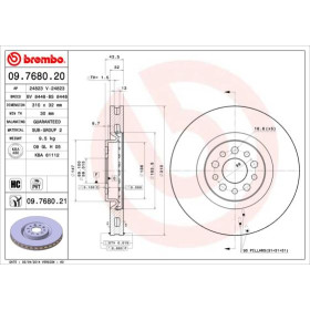 BREMBO Brzdový kotouč větraný Ø310mm 09.7680.21_thumb2