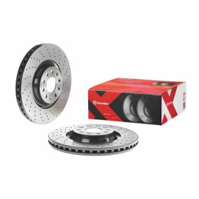 BREMBO Brzdový kotouč děrované/vnitřně chladené Ø340mm 09.C306.1X_thumb2