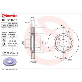 BREMBO Brzdový kotouč větraný Ø283mm 09.8760.11_thumb2