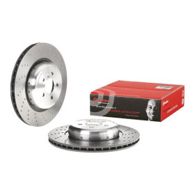 BREMBO Brzdový kotouč děrované/vnitřně chladené Ø370mm 09.D901.33_thumb2