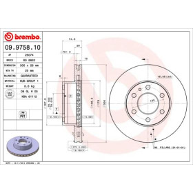 BREMBO Brzdový kotouč větraný Ø300mm 09.9758.10_thumb2