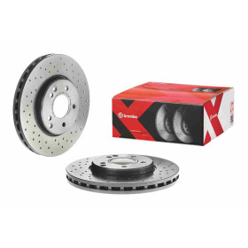 BREMBO Brzdový kotouč děrované/vnitřně chladené Ø300mm 09.8304.2X_thumb2