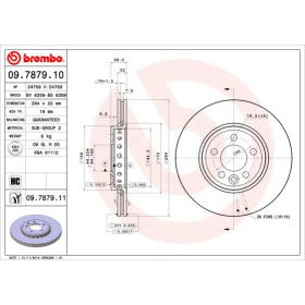 BREMBO Brzdový kotouč větraný Ø284mm 09.7879.11_thumb2