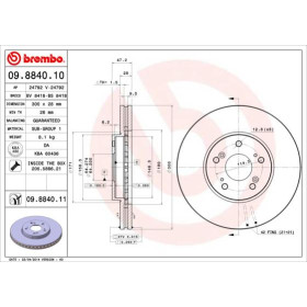 BREMBO Brzdový kotouč větraný Ø300mm 09.8840.11_thumb3