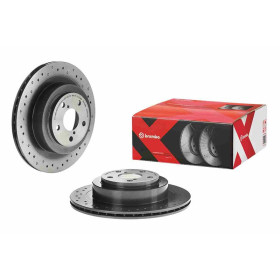 BREMBO Brzdový kotouč děrované/vnitřně chladené Ø290mm 09.B041.1X_thumb2