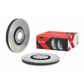 BREMBO Brzdový kotouč děrované/vnitřně chladené Ø340mm 09.A829.1X_thumb2